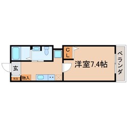 立花駅 徒歩7分 1階の物件間取画像